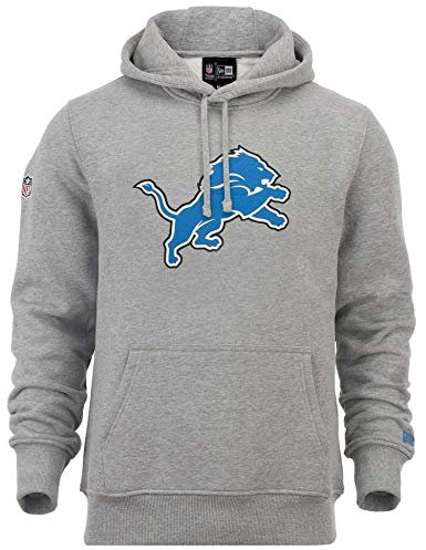 New Era - NFL Detroit Lions Team Logo Hoodie - Grau Größe XL, Farbe Grau