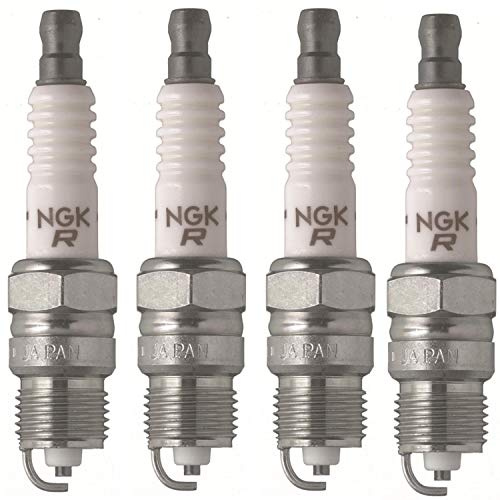 New NGK Standard Spark Plug BPR6FS, 2623 Set of 4 Spark Plugs | Replaces ARF22 ARF32 ASF32 R41TS R42TS R43TS SP415 2R42TS 2R43TS ARF22C ARF326 ASF22C ASF32C ASF32M R415TS R425TS R42CTS.