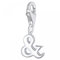 MELINA Charm Anhänger Zeichen/Symbol & und Silber 925