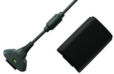 GreyMobiles 1800mAh Battery & USB Charger Pack For XBox 360 (BLACK EDITION)