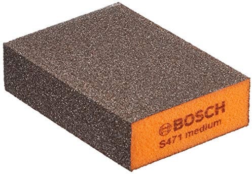 Bosch Accessories Professional Schleifschwamm für Farbe Füller Lack Holz Metall und Kunststoff, 2609256346