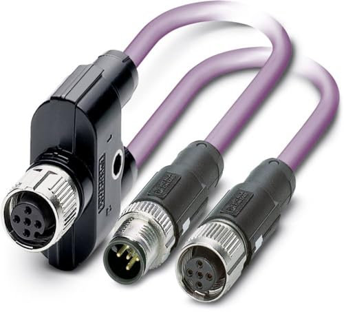PHOENIX CONTACT SACB-4/8-L-5.0PUR SCO Sensor/Aktor-Box-Grundgehäuse, Stundard Anwendung, M12-Speedcon-Buchse Metall Anschlussart, 4 Steckplätze, 5 Polzahl, A - Stundard Kodierung
