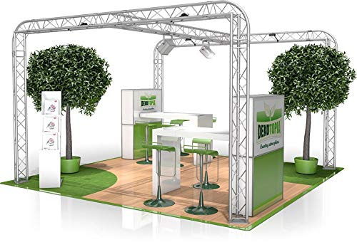 Naxpro-Truss Messestand FD 23-4 x 4 x 2,5 m (LxBxH) - 16 m² aus Aluminium