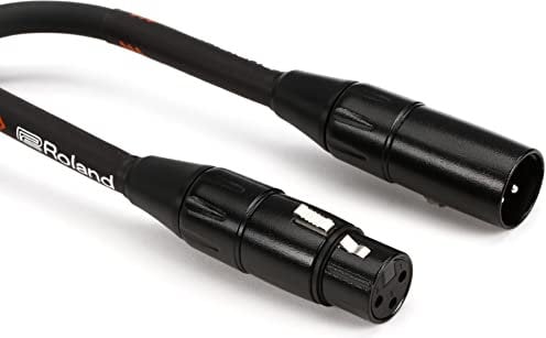 Roland Black Series Heavy-duty XLR Microphone Cable, 5-Feet