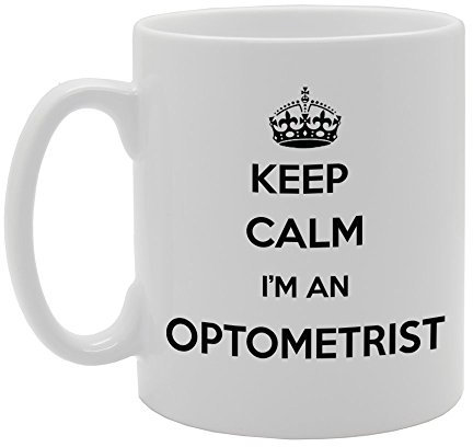 Mg856 Keep Calm I'm An Optometrist fantaisie Cadeau Imprimé Thé café Mug en céramique
