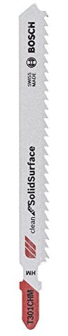 Bosch Professional Stichsägeblatt (3 Stück, für Kunststoffe bis zu 65 mm, Zubehör für Stichsäge), 2608667450