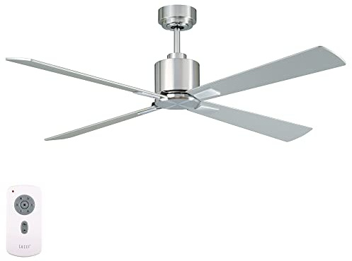 LUCCI AIR Deckenventilator Climate I, Ventilator inkl. Fernbedienung, flacher Deckenlüfter, Ø 132 cm