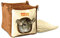 emours Tierhaus/Käfig, gepolstert, zum Aufhängen, mit Schlafmatte, geeignet für Chinchilla, Meerschweinchen, Eichhörnchen und andere Kleintiere, groß