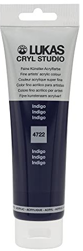Lukas Cryl Studio 125 ml, Acrylfarbe in Premium-Qualität, Indigo