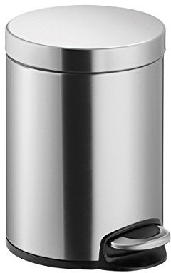 helit H2403600 - Tret-Abfallbehälter „the silent“ 20L, Edelstahl
