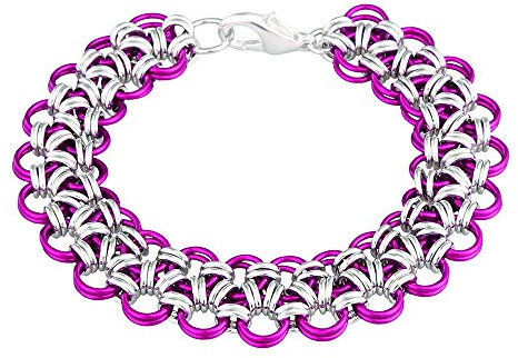 Weave Got Maille chainmaile Armband Schmuck-Set, Mehrfarbig