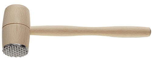 Kela 17302 Fleischhammer Maribor 29,5x9,5 cm aus Buche/Metall, Holz, beige