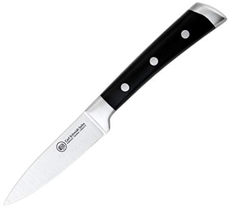 Carl Schmidt Sohn 038021 Herne Spickmesser 9 cm, 18/10 Edelstahl, schwarz, 14 x 8,30 x 1,4 cm
