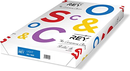 REY Light A3 75Gsm White 5 x 500 Sheets
