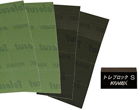 CLEANPRODUCTS Trockenschleif-Set mit KOVAX TOLECUT P2000 & P3000 1/8 Cut und TOLEBLOCK