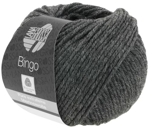 Lana Grossa Bingo 004 Bingo antrazit 50g Wolle