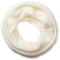 styleBREAKER Unisex Feinstrick Schal, einfarbiger Loop Schlauchschal, Feinripp Winter Strickschal, Loopschal 01018112, Farbe:Weiß