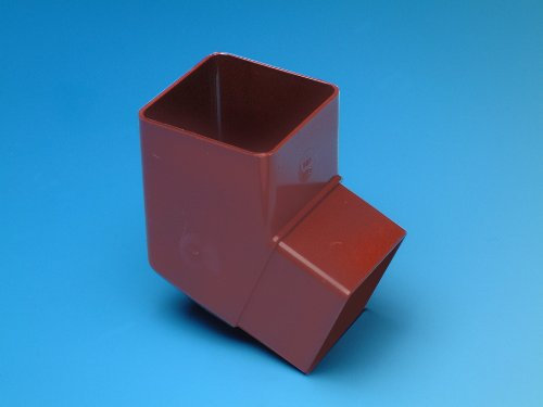 Hepworth SP17 schwarz Rohr Schuh für 65 mm quadratisch Regenrinnen Fallrohr
