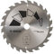 Bosch 1x Kreissägeblatt Standard (Sägeblatt für Holz, Ø 184 x 2.2/1.5 x 20/16 mm, 24 Zähne, ATB, mit 1x Reduzierring 16 mm, Zubehör Kreissäge)