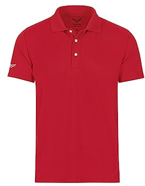 Trigema Damen Poloshirt 544601, Gr. 56 (Herstellergröße: XXXL), Rot (Kirsch 036)