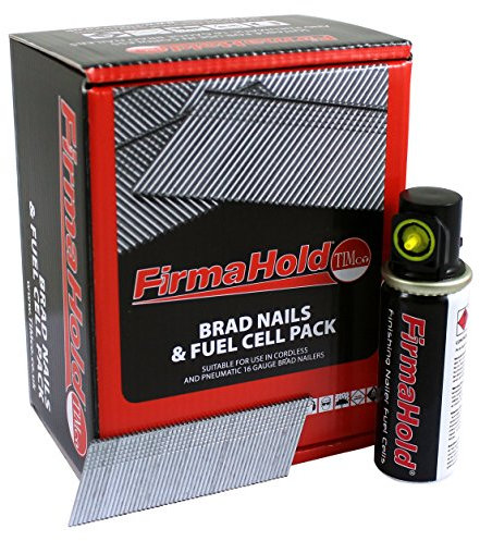 TIMCO ABG1632G FirmaHold Collated Brad Nails & Fuel Cells - 16 Gauge - 32mm - Angled - Galvanised - Box of 2000