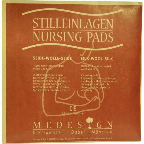 STILLEINLAGEN Seide/Wolle/Seide 2 St