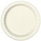 9 Round Dinner Plates | Pretty Ivory Color Theme | 16ct