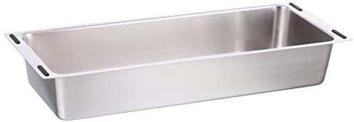 BLANCO Multifunktionsschale | Edelstahl | 435 x 175 mm | Passend zur Granitspüle aus SILGRANIT-Becken ETAGON und SUBLINE | Mehr Funktionalität für Becken und Spülen