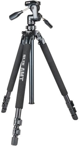 SLIK Pro 700DX Tripod KIT with 3-Way Pan & Tilt Head, for Mirrorless/DSLR Sony Nikon Canon Fuji Cameras and More - Black (615-316)