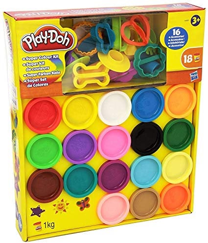 Play-doh Super Color Kit, 18 Fun Colors, 16 Tools and Accessories