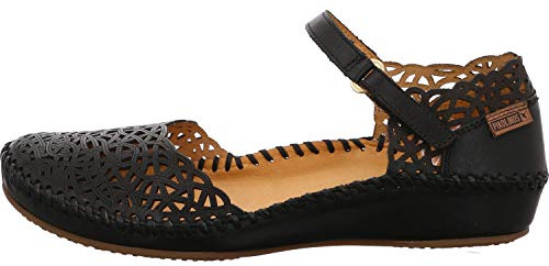 Pikolinos Halboffene Schuhe in Leder P. Vallarta für Frauen Farbe Black