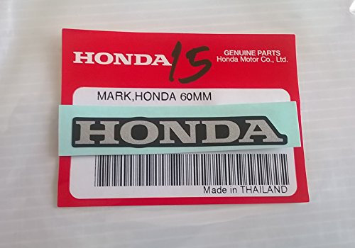 Honda 'Mark 60mm Aufkleber Aufkleber Silber/SCHWARZ 100% Genuine