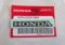Honda 'Mark 60mm Aufkleber Aufkleber Silber/SCHWARZ 100% Genuine