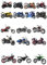 17 Stand Up Motorbikes Bike Themed Edible Wafer paper Cake Toppers Decorations by Top That