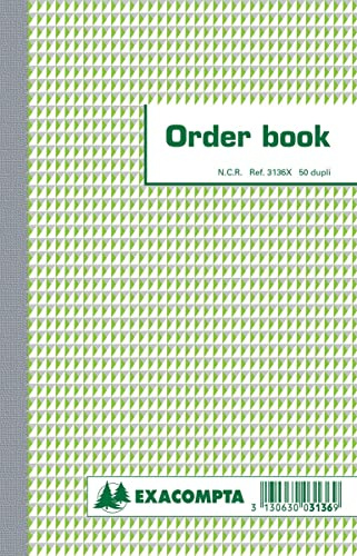 Order Book Liniert, NCR-Papier, 13,5 cm x 21,0 cm, 2 x 50 Blatt