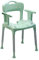ETAC Swift Shower Stool/Chair, Stool with Armrest and Backrest, Green, Shower Chair for Users Who Struggle to Stand the Duration of a Shower, Shower Stool for Elderly, Handicapped and Disabled Users