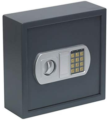 Sealey SEKC25 Electronic Key Cabinet with 25 Key Capacity, 320mm x 120mm x 310mm, Grey