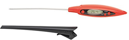 MASTRAD - M°Pen Thermomètre de Cuisson - 40°C/+250°C - Précision au 1/10 de degré - Noir/Rouge