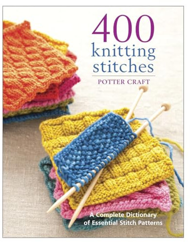 Potter Craft Books-400 Knitting Stitches