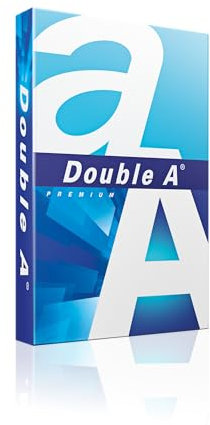 Double A 10330057933 Papier, 250 Blatt, DIN A4, 80 g/qm, 2500 Karton, weiß