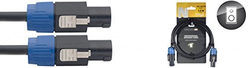 Stagg 21338 3 m Professional Speaker Cable - Black