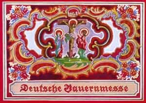 Deutsche Bauernmesse Ausgabe B: für Dreigesang mit Instrumental-