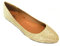 Shoes 18 Womens Ballerina Ballet Flat Shoes 8600 Gold Glitter UK 5