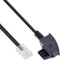 InLine 18506 TAE-F Kabel für DSL-Router, TAE-F Stecker an RJ45 8P2C, 6m