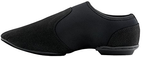 DSI Ever-Jazz Dance Shoe by Director's Showcase Black Womens 8 / Mens 6 D (Medium)