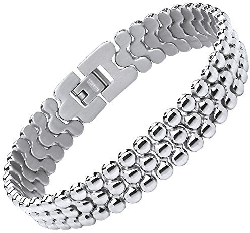 Titan Armband Perlenkette 22cm