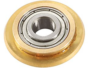 sourcingmap Molette pour coupe carrelage de revêtement en titane carbure de tungstène céramique 22 x 6 x 6 mm