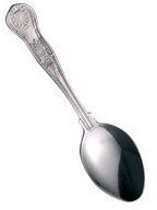 12 Kings Dessert Spoons Cutlery Dining Set Canteen
