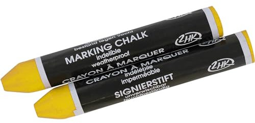 Signierkreide papiert wischfest feuchtbeständig 2 Stück auf Karte Farbe: gelb