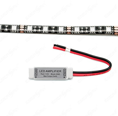LED RGB Amplificador – Amplifier para tira LED RGB de ultra slim Mini amplificador 12 V 12 A 144 W